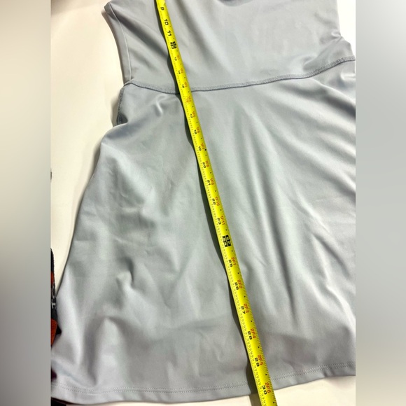Reformation Bella EcoMove Active Mini Dress Ligh Blue MEDIUM - Picture 9 of 9